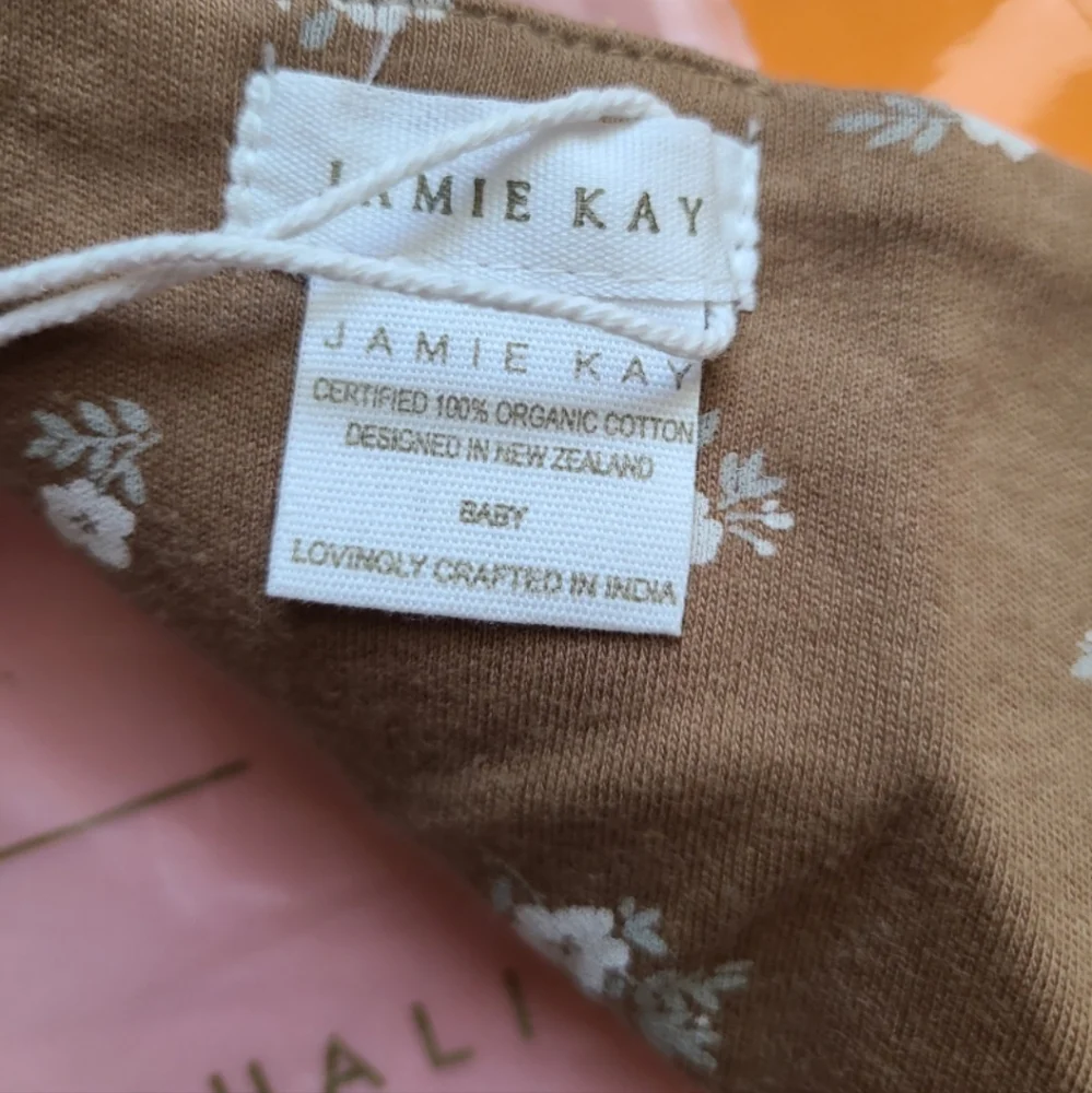 Nwt! Jamie Kay Baby Organic Cotton Headband In Polly Bronze